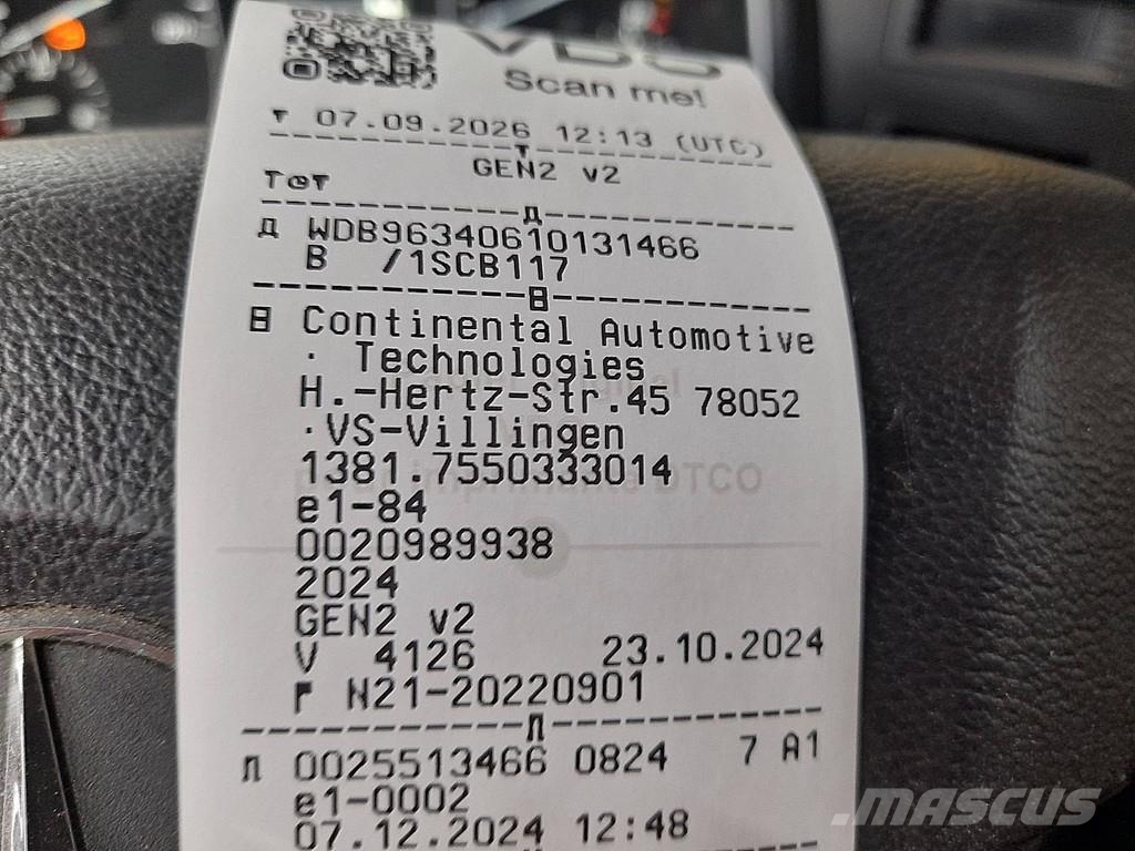 Mercedes-Benz ACTROS 1840 GEARBOX BROKEN Tractor Units