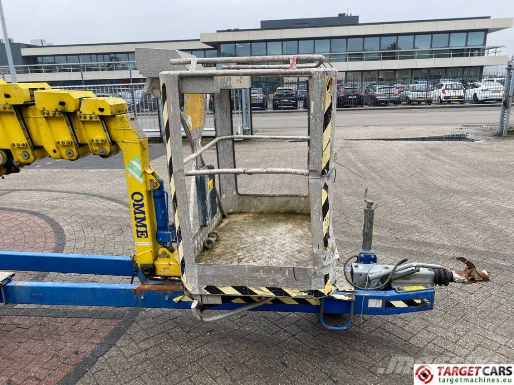 Omme 2900EBZ Tow Telescopic Boom Work Lift 2900cm المنصات الهوائية المثبتة على مقطورة