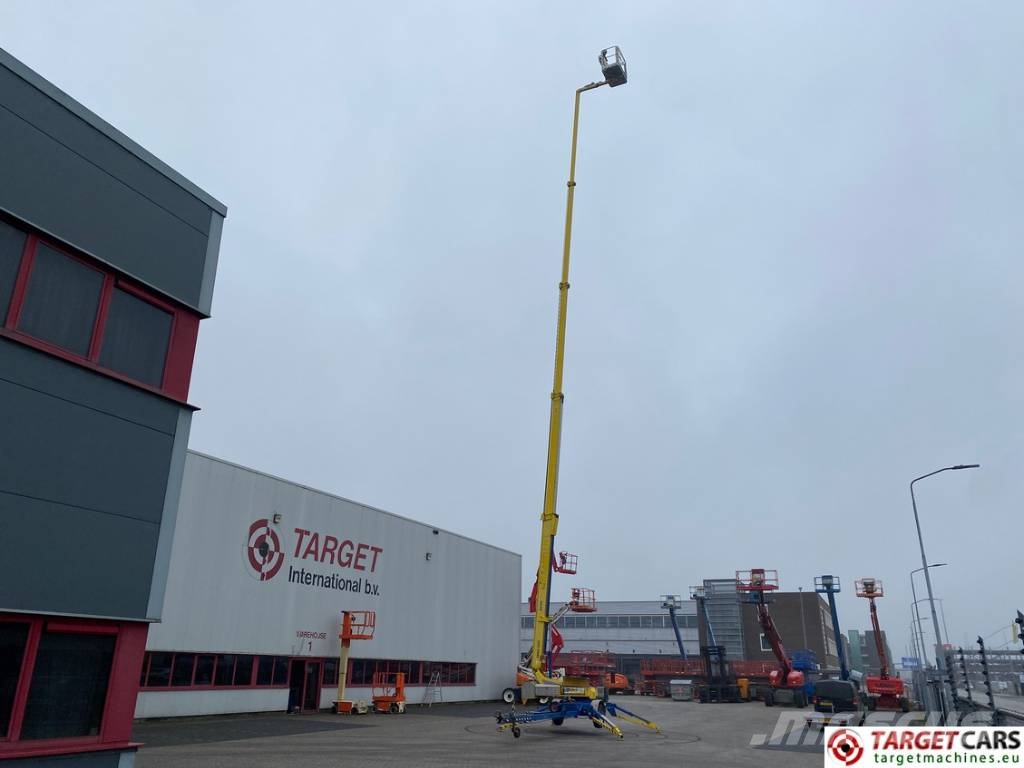 Omme 2900EBZ Tow Telescopic Boom Work Lift 2900cm المنصات الهوائية المثبتة على مقطورة