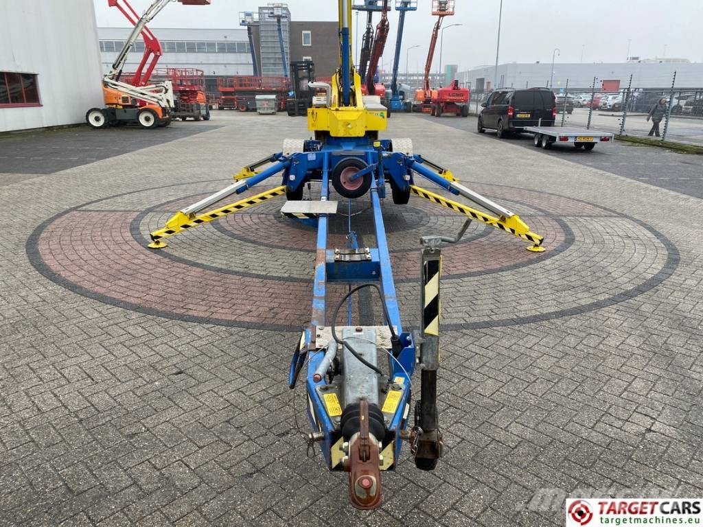 Omme 2900EBZ Tow Telescopic Boom Work Lift 2900cm المنصات الهوائية المثبتة على مقطورة