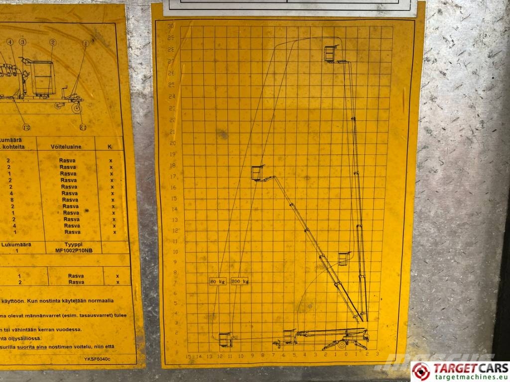 Omme 2900EBZ Tow Telescopic Boom Work Lift 2900cm المنصات الهوائية المثبتة على مقطورة