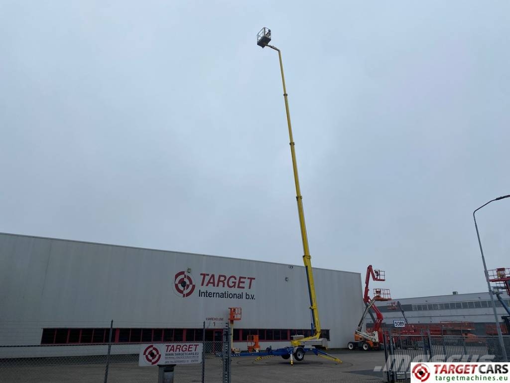 Omme 2900EBZ Tow Telescopic Boom Work Lift 2900cm المنصات الهوائية المثبتة على مقطورة