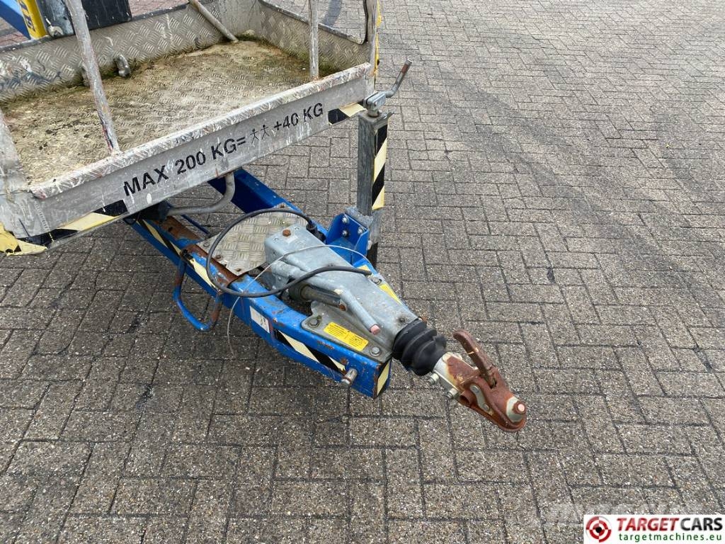 Omme 2900EBZ Tow Telescopic Boom Work Lift 2900cm المنصات الهوائية المثبتة على مقطورة