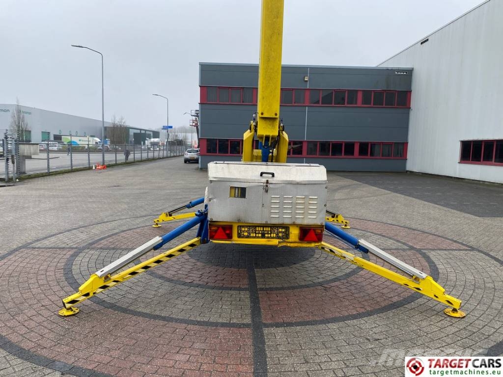 Omme 2900EBZ Tow Telescopic Boom Work Lift 2900cm المنصات الهوائية المثبتة على مقطورة