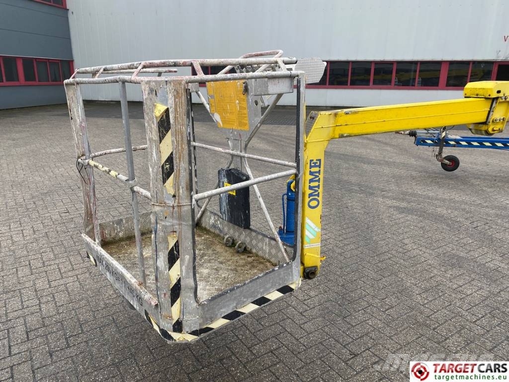 Omme 2900EBZ Tow Telescopic Boom Work Lift 2900cm المنصات الهوائية المثبتة على مقطورة