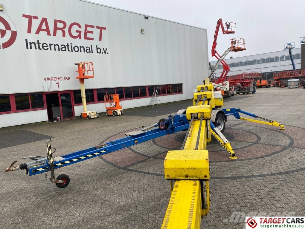 Omme 2900EBZ Tow Telescopic Boom Work Lift 2900cm المنصات الهوائية المثبتة على مقطورة