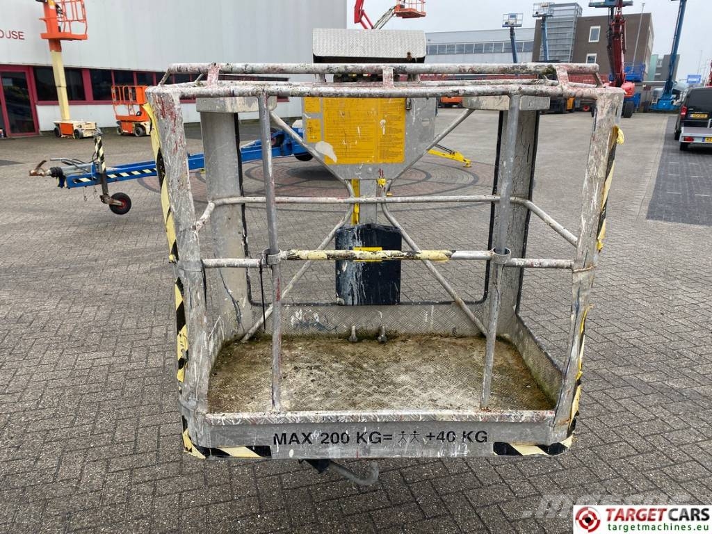 Omme 2900EBZ Tow Telescopic Boom Work Lift 2900cm المنصات الهوائية المثبتة على مقطورة