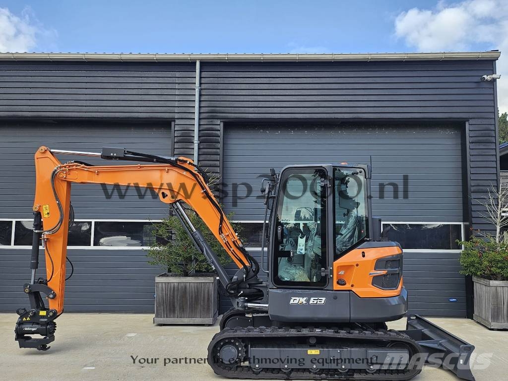 Develon DX 63-7 Midi excavators 7t - 12t