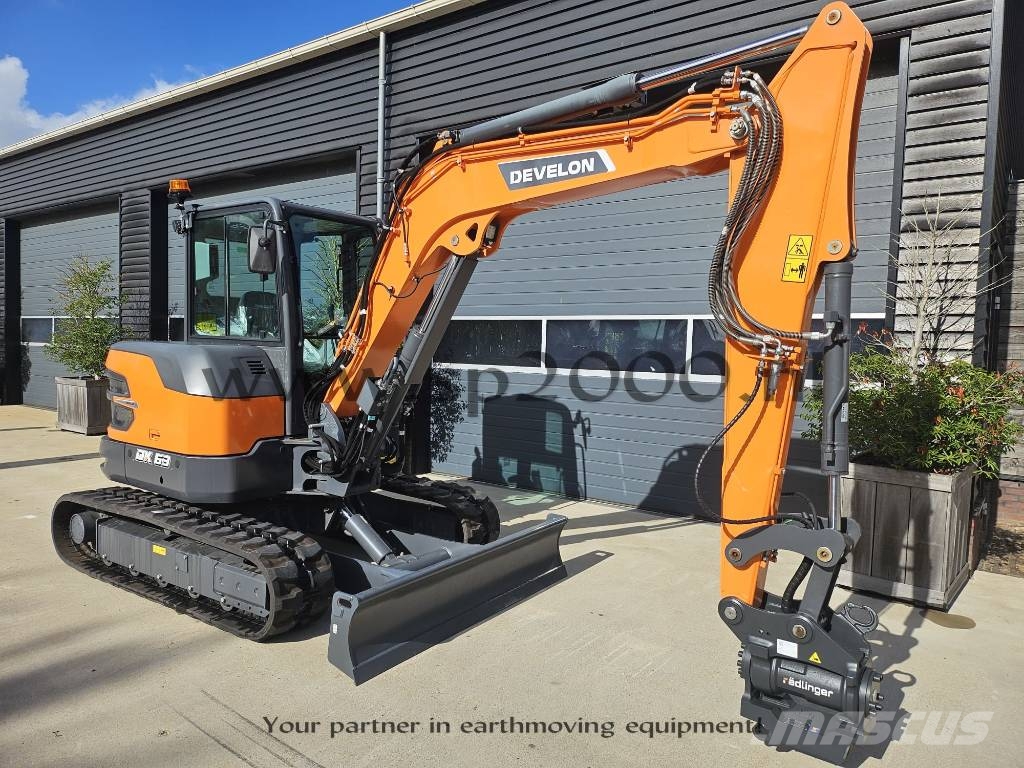 Develon DX 63-7 Midi excavators 7t - 12t