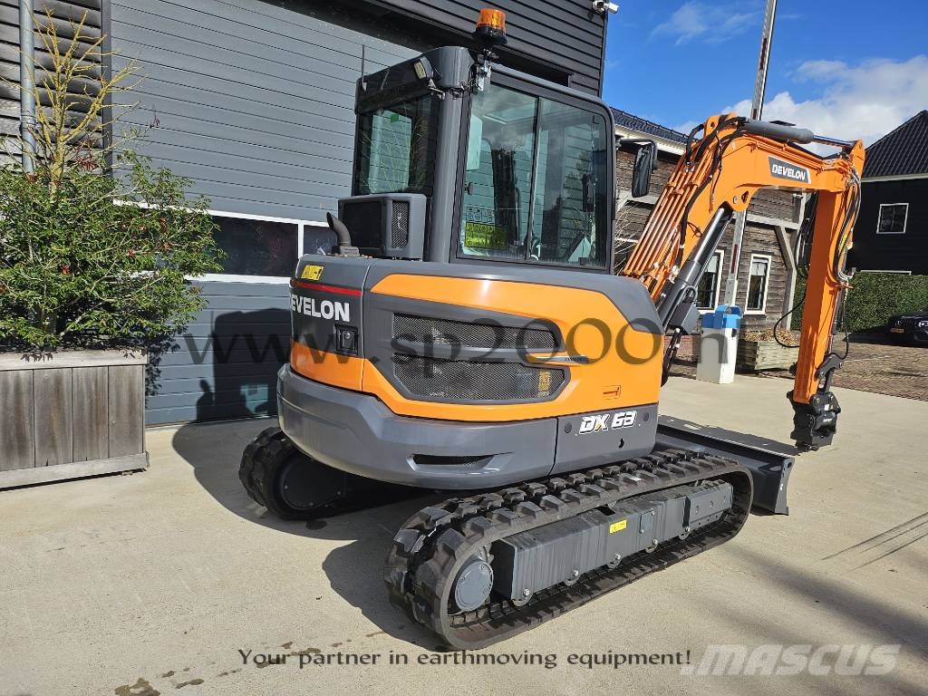Develon DX 63-7 Midi excavators 7t - 12t