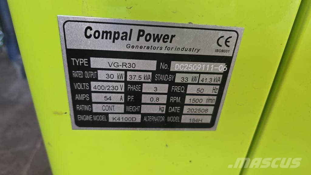  Compal-Power VG-R30 Дизелови генератори
