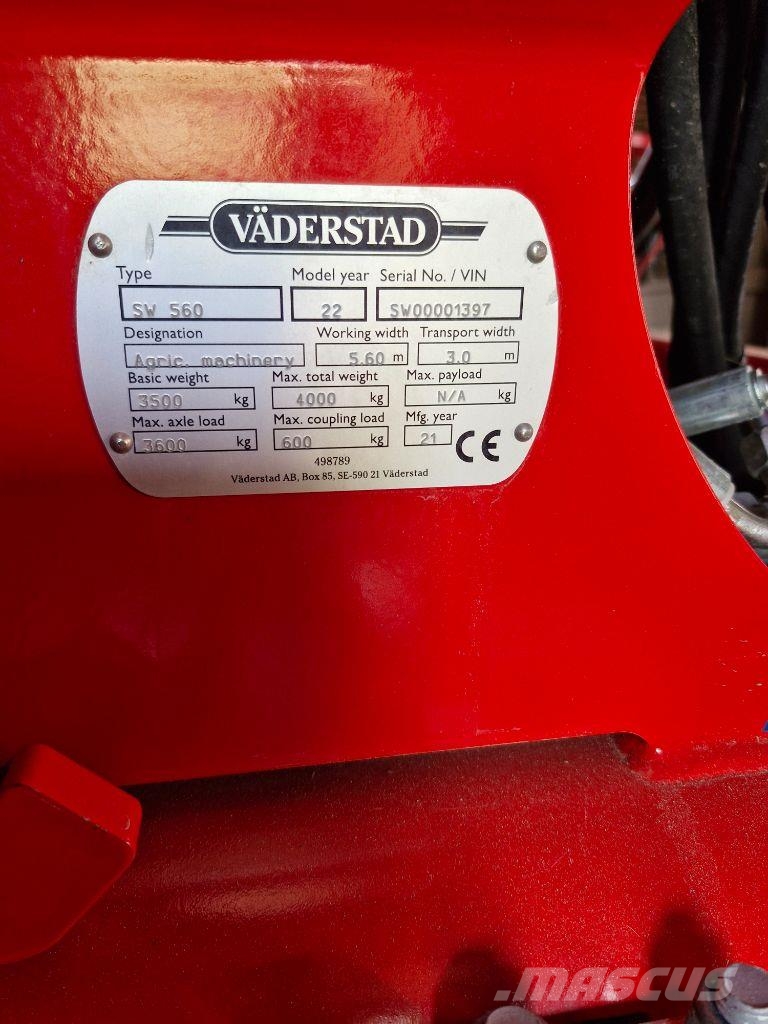 Väderstad Swift 560 Kultivaattorit