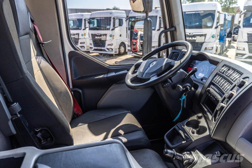 Renault D 18 250 DXI + DHOLLANDIA 1.5T. Camiones con caja de remolque