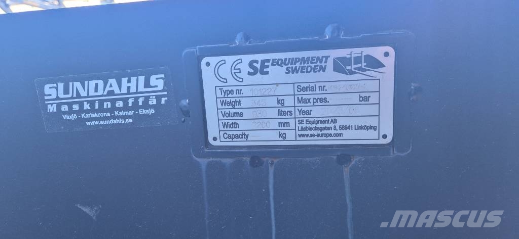 SE Equipment  Planeringsskopa مكونات أخرى