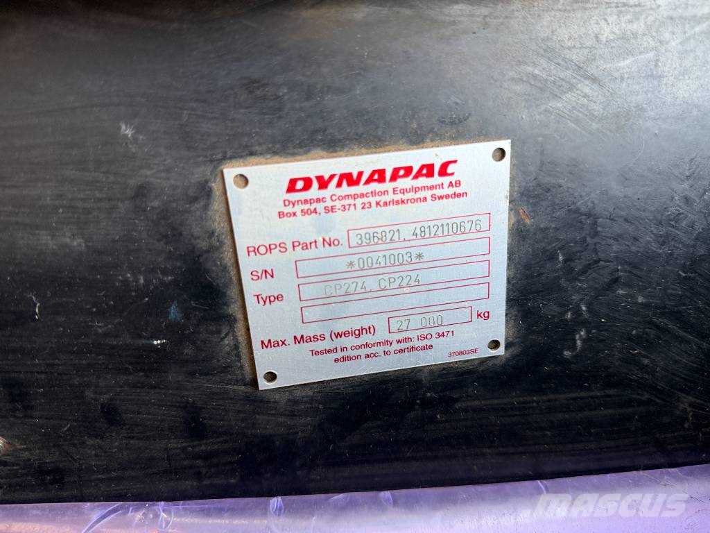 Dynapac CP224 Rouleaux à pneumatiques