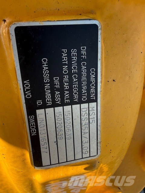 Volvo A 40 G USWD AXLES アクスル