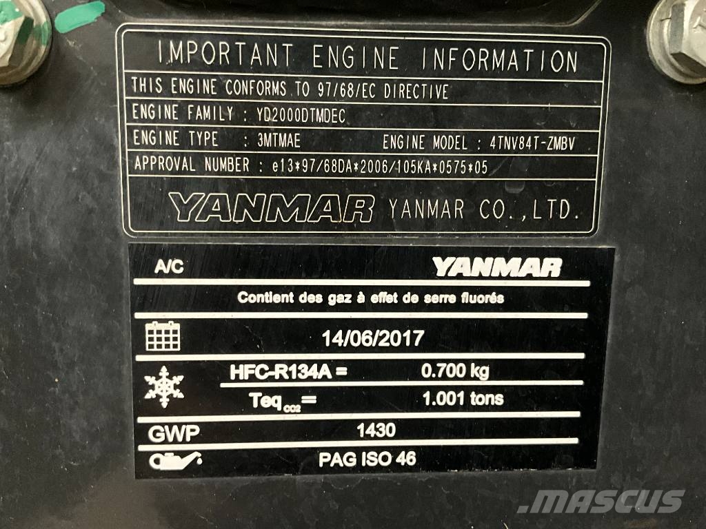 Yanmar Vio 57-6 A Mini bagri <7t