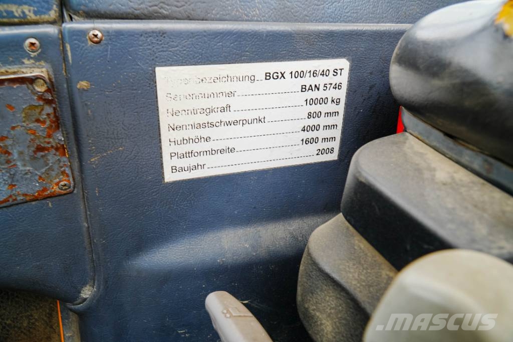 Baumann BGX 100/16/40 ST | 2008 Chariot élévateur latéral