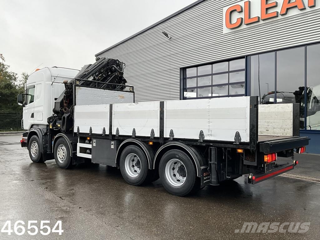 Scania R500 V8 8x4 Manual Hiab 42 Tonmeter laadkraan + Fl Guindastes todo-terreno