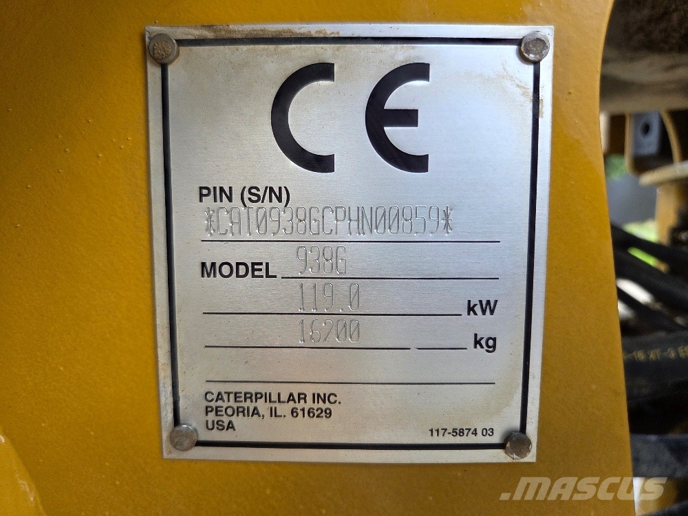 CAT 938G Wielladers