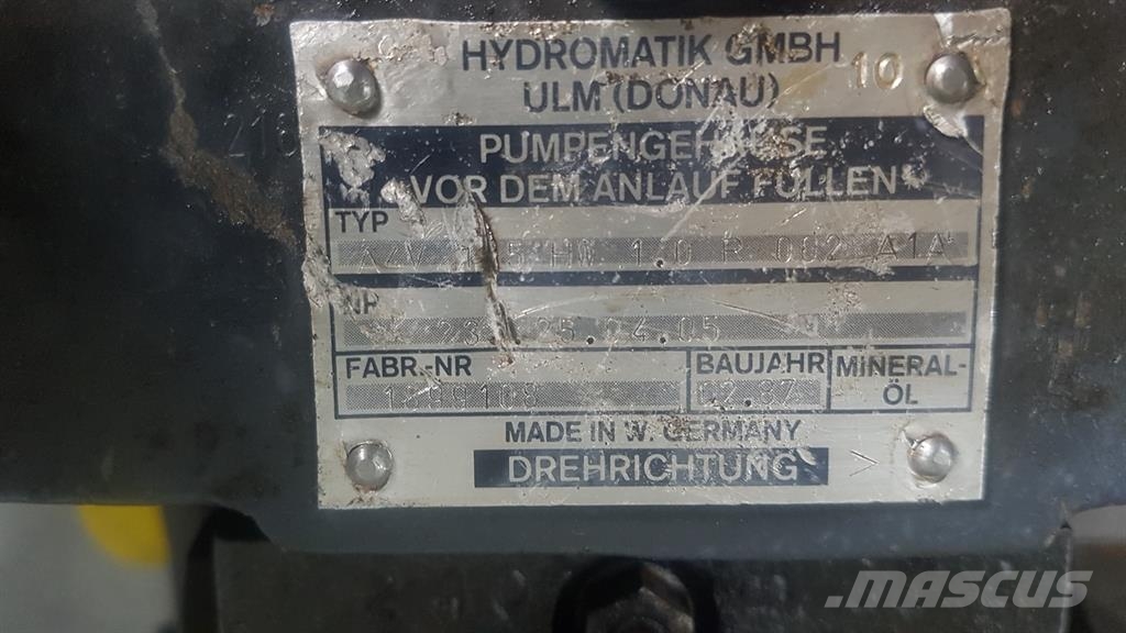 Hydromatik A4V125HW1.0R002A1A - Drive pump/Fahrpumpe/Rijpomp 液压
