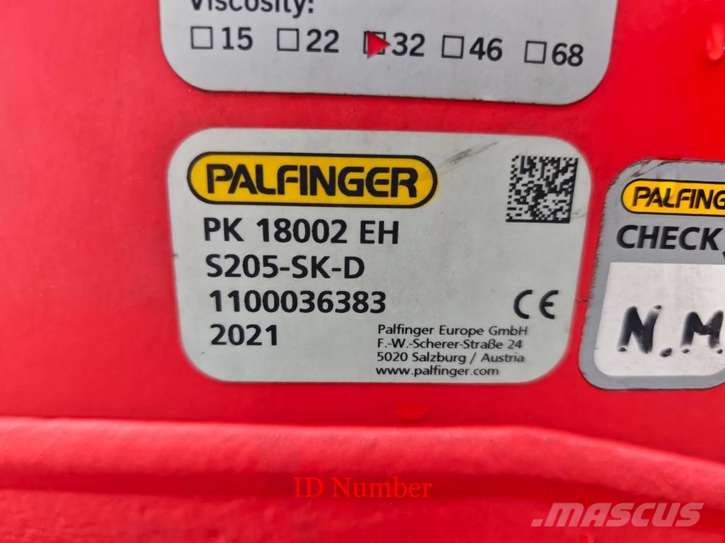 Palfinger PK 18002 EH Żurawie
