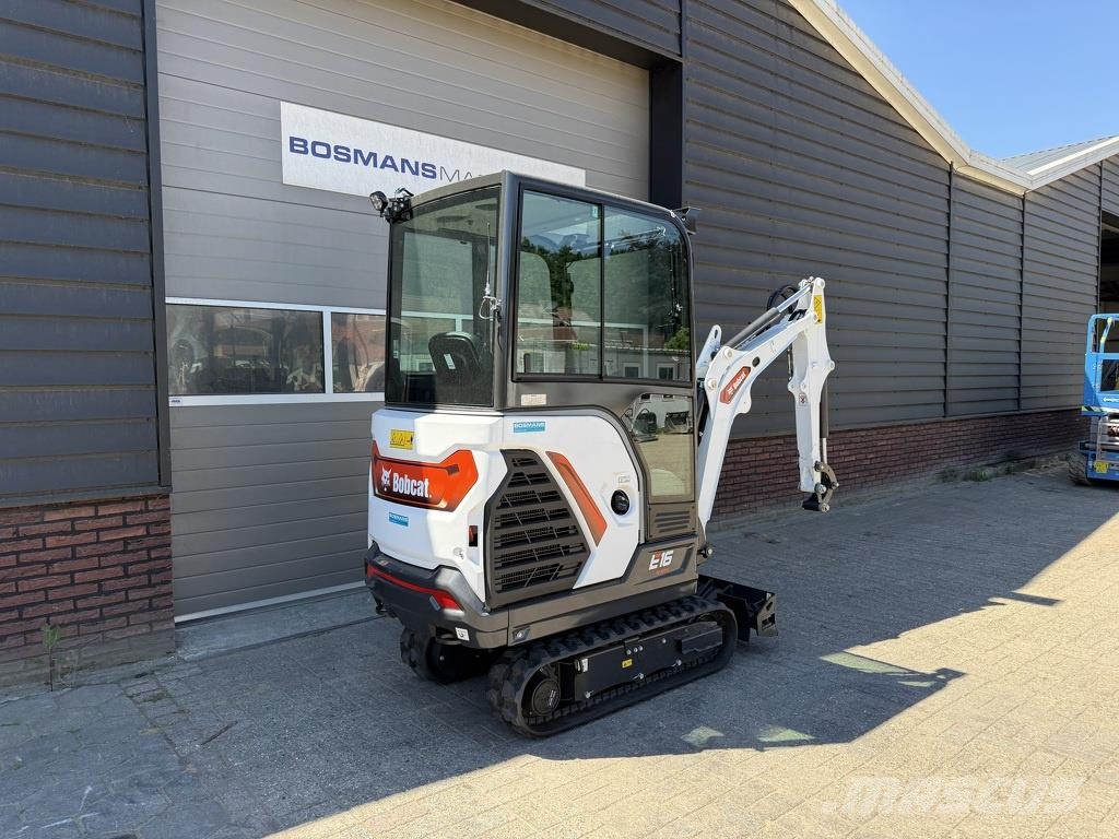 Bobcat E16 minigraver NIEUW €395 LEASE Mini kotrók < 7t