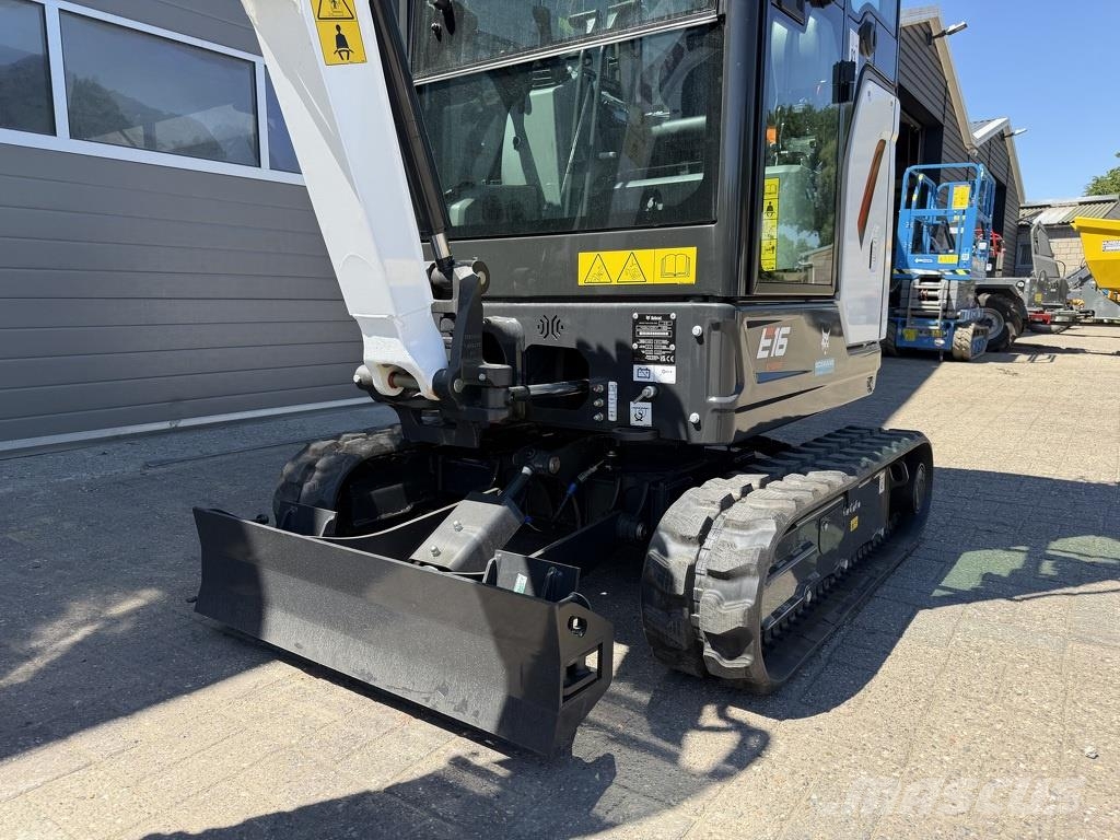 Bobcat E16 minigraver NIEUW €395 LEASE Mini kotrók < 7t