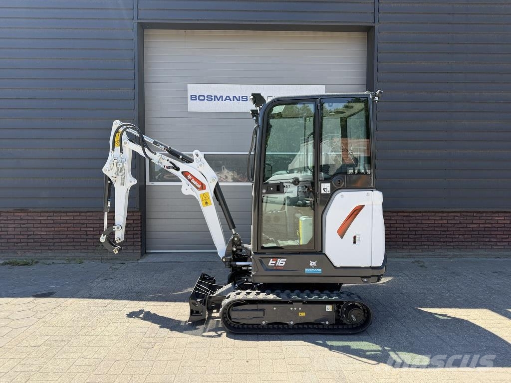 Bobcat E16 minigraver NIEUW €395 LEASE Mini kotrók < 7t