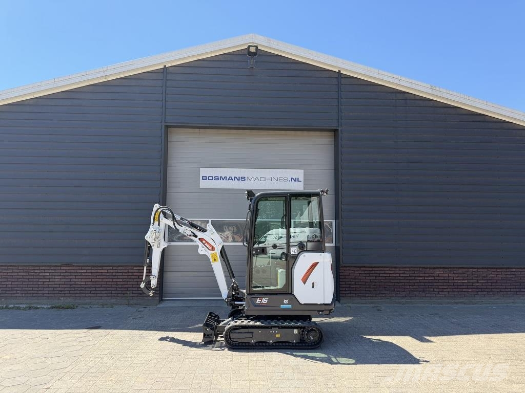 Bobcat E16 minigraver NIEUW €395 LEASE Mini kotrók < 7t
