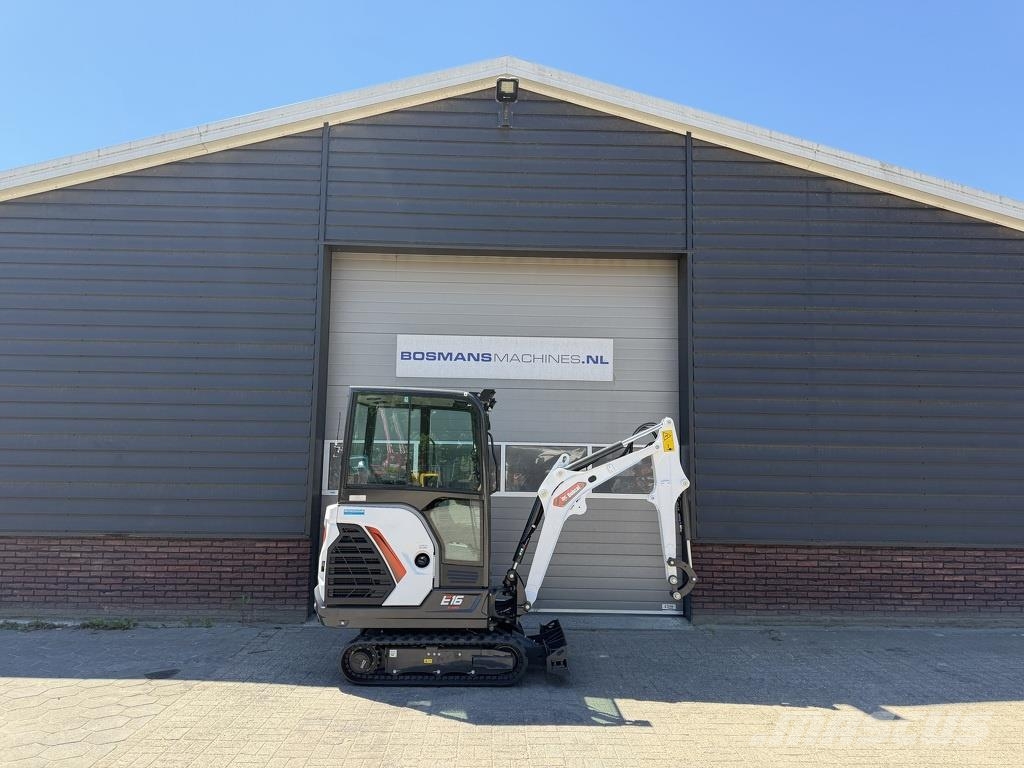 Bobcat E16 minigraver NIEUW €395 LEASE Mini kotrók < 7t