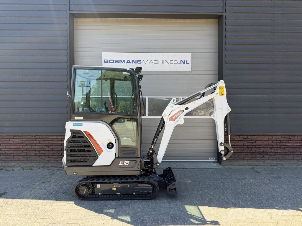 Bobcat E16 minigraver NIEUW €395 LEASE Mini kotrók < 7t