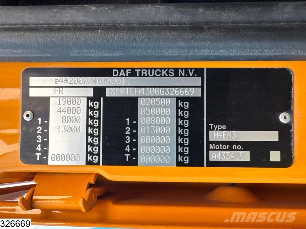 DAF XF 480 EURO 6d, ACC Nyergesvontatók