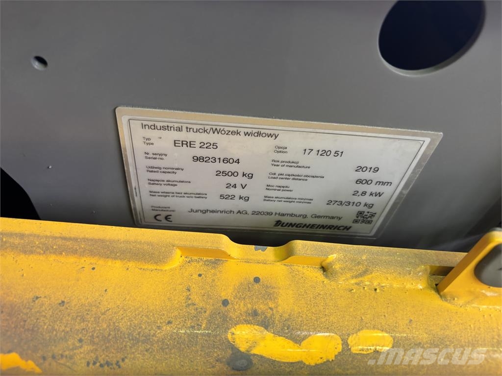 Jungheinrich ERE 225 Li-lon 포크리프트