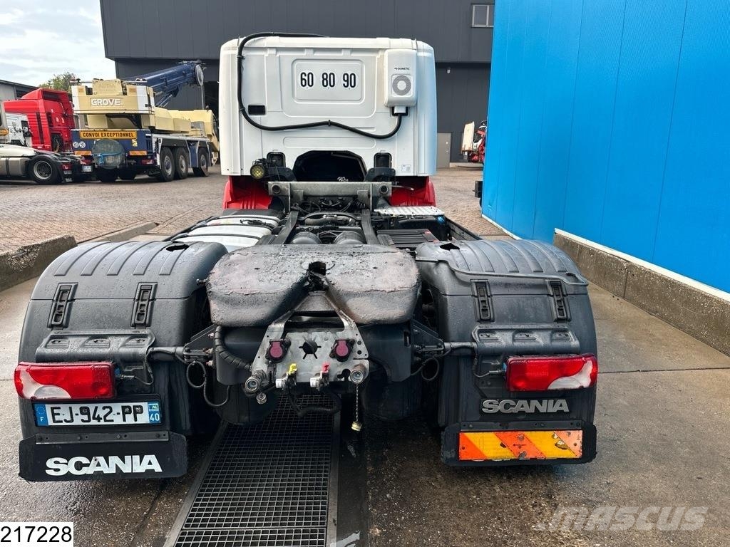 Scania P 410 EURO 6, PTO, Retarder, Lohr Trekkers