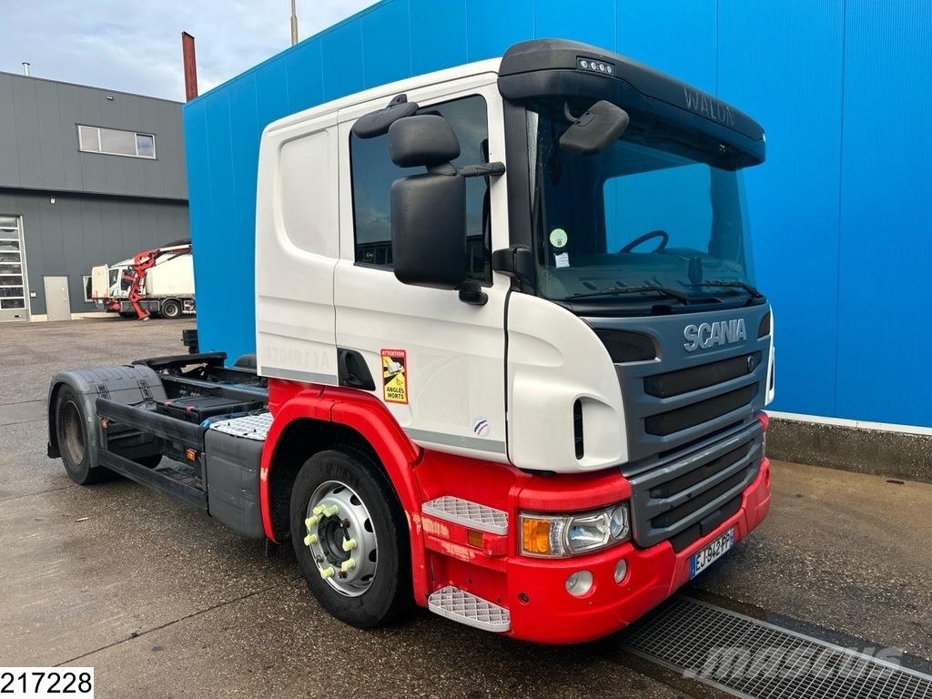 Scania P 410 EURO 6, PTO, Retarder, Lohr Trekkers