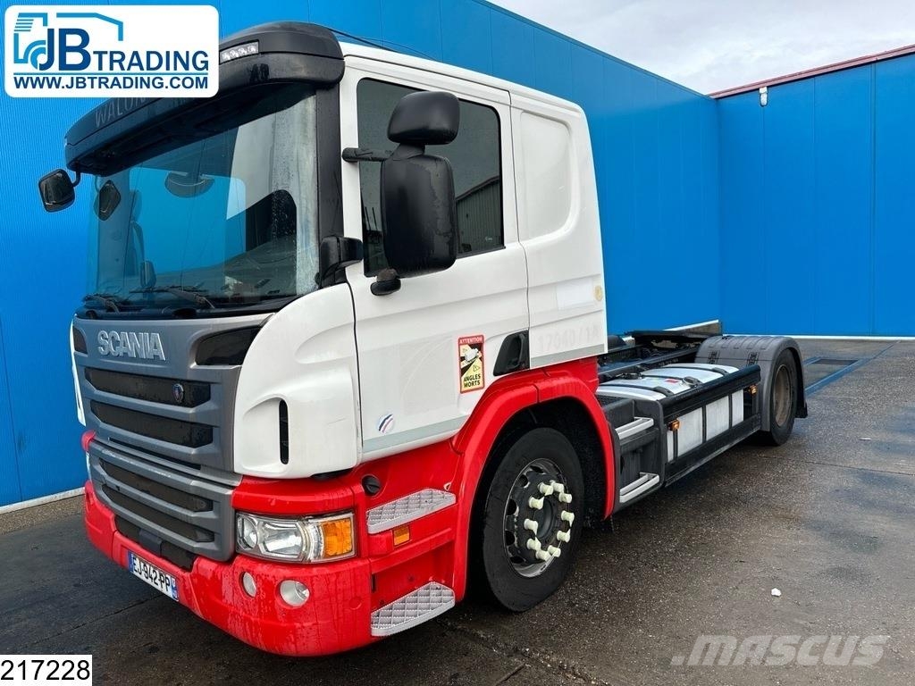 Scania P 410 EURO 6, PTO, Retarder, Lohr Trekkers