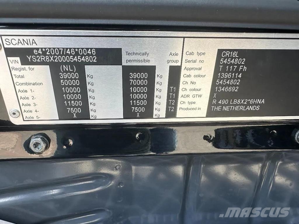 Scania R490 Kranen voor alle terreinen