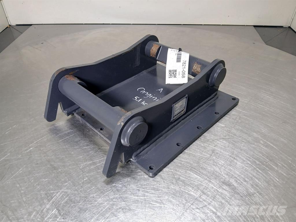 Yanmar VIO80-Cangini PINZA PF SELLA-Adapter plate Conectores rápidos
