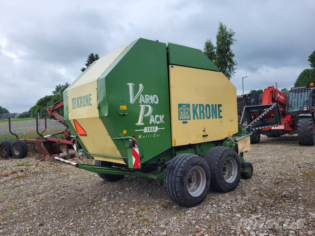 Krone VARIO PACK 1800 MULTICUT 원형 곤포기