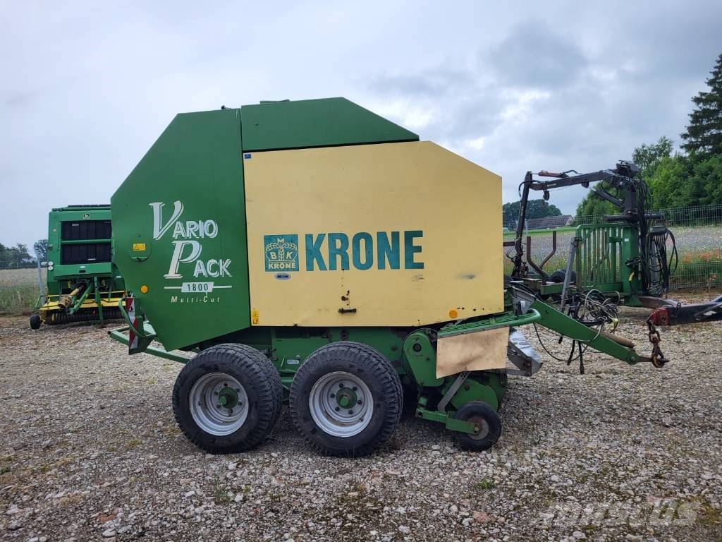 Krone VARIO PACK 1800 MULTICUT 원형 곤포기
