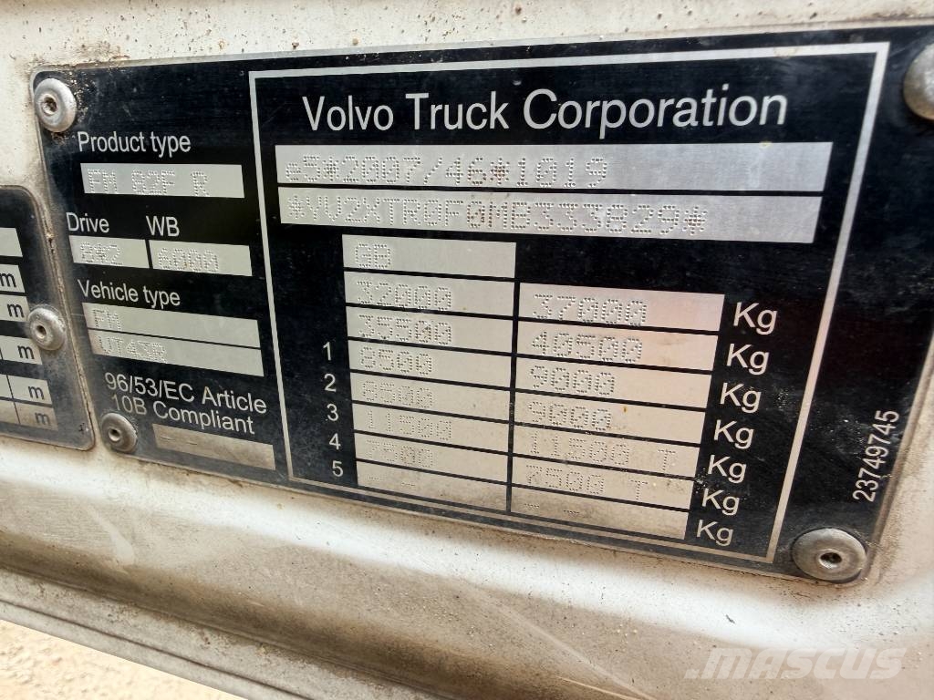 Volvo FM 430 Cheese Wedge Hiab Sleeper Cab Camiones grúa