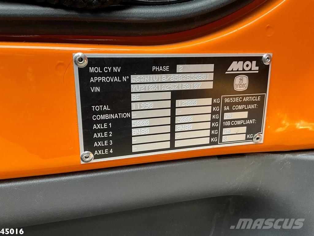 Volvo FL 250 VDK 9m³ met AE weegsysteem Renovationslastbiler