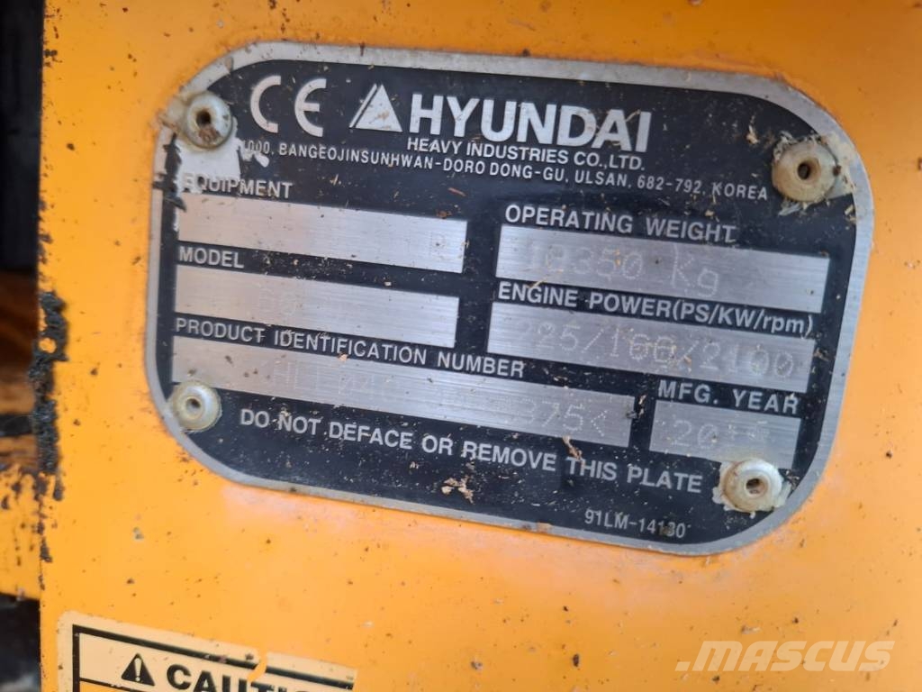 Hyundai HL 760-9 A Cargadoras sobre ruedas