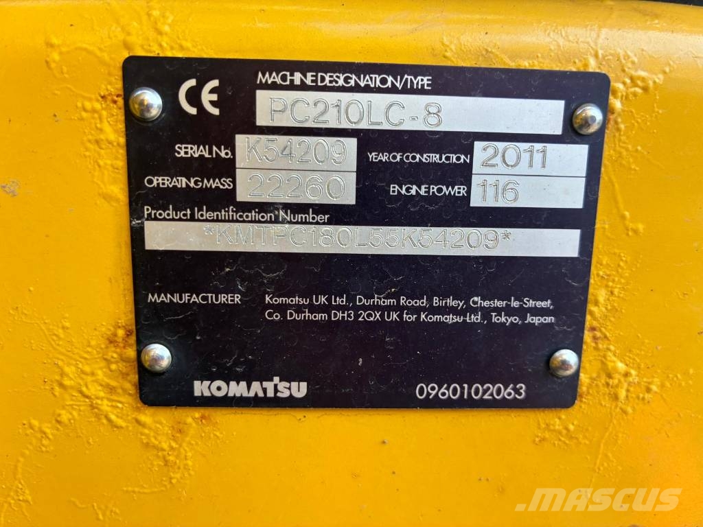 Komatsu PC 210 LC-8 Bagri goseničarji