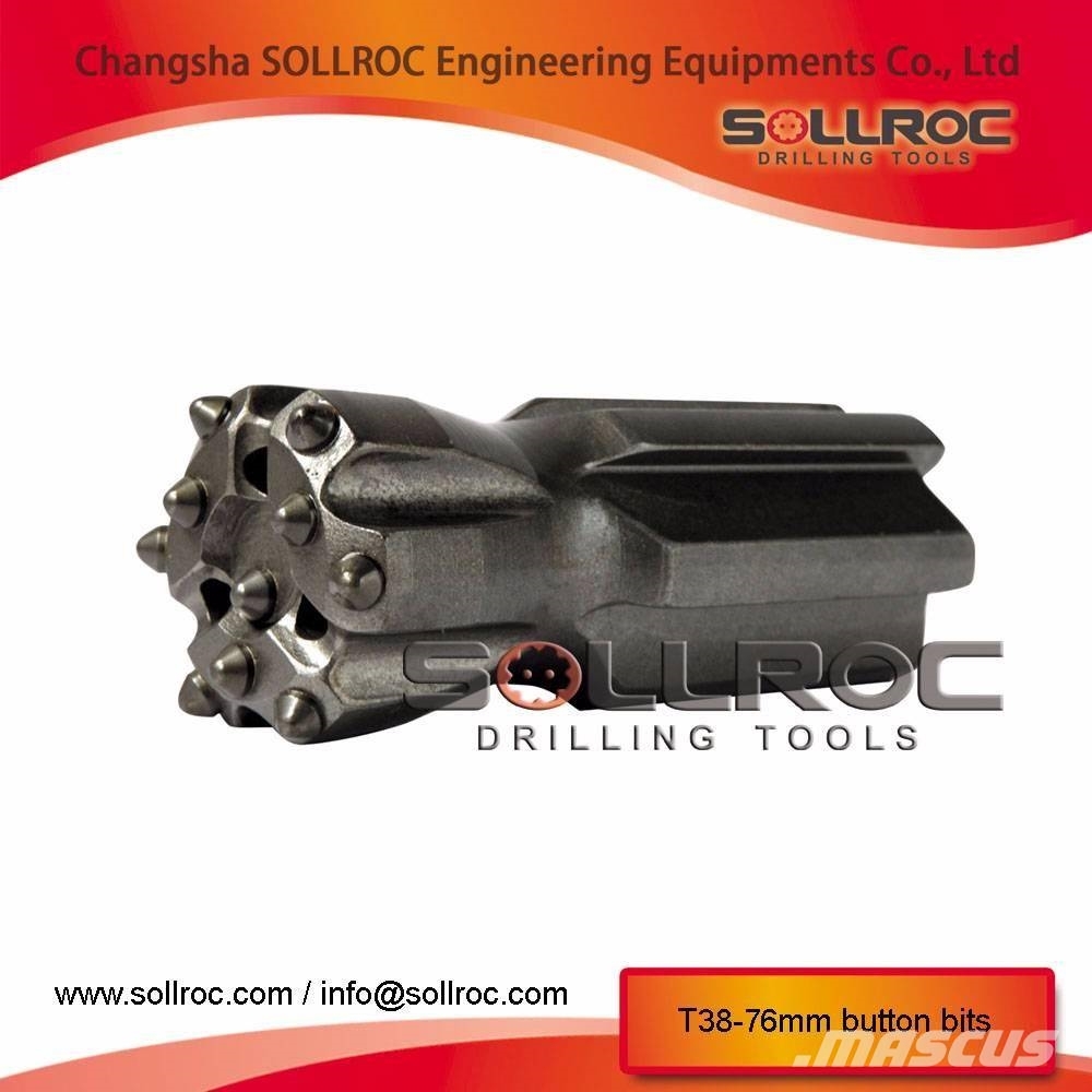Sollroc brocas de botones (T38, T45, T51, ST58, GT Εξαρτήματα και ανταλλακτικά εξοπλισμού γεωτρήσεων