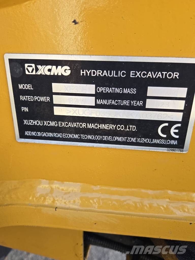 XCMG XE 35 E Mini excavators < 7t (Mini diggers)