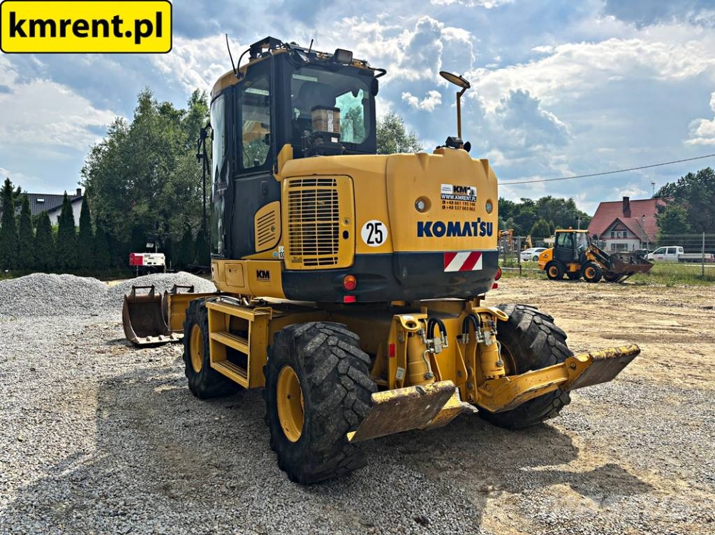 Komatsu PW 118 MR-8 KOPARKA KOŁOWA ROTOTILT 2017R | LIEBHE Gumikerekes kotrók