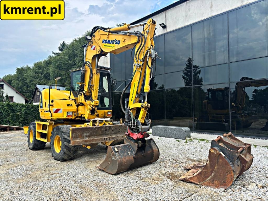 Komatsu PW 118 MR-8 KOPARKA KOŁOWA ROTOTILT 2017R | LIEBHE Gumikerekes kotrók