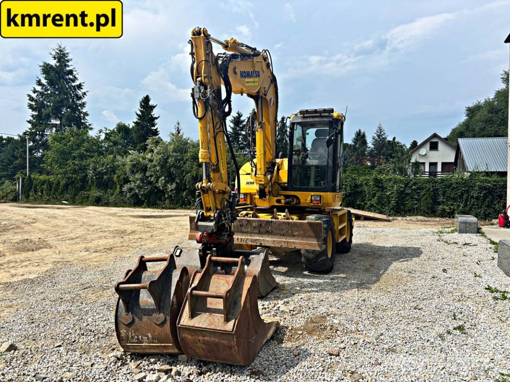Komatsu PW 118 MR-8 KOPARKA KOŁOWA ROTOTILT 2017R | LIEBHE Gumikerekes kotrók